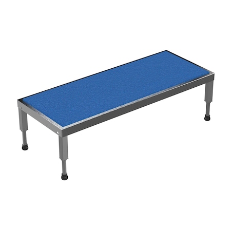 Vestil Adjustable Stainless Steel Stand 10-1/2" to 16-1/2" Height 19"W x 48"L AHT-H-1948-SS